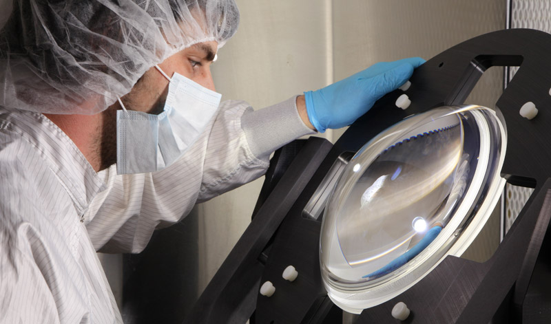 Inspecting a Large Spherical Optical Component